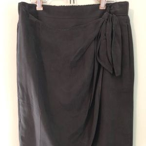 J. Crew Skirts - NWT J. Crew Faux Wrap skirt in Japanese Cupro - 6 J. Crew Skirts - NWT J. Crew Faux Wrap skirt in Japanese Cupro - 6